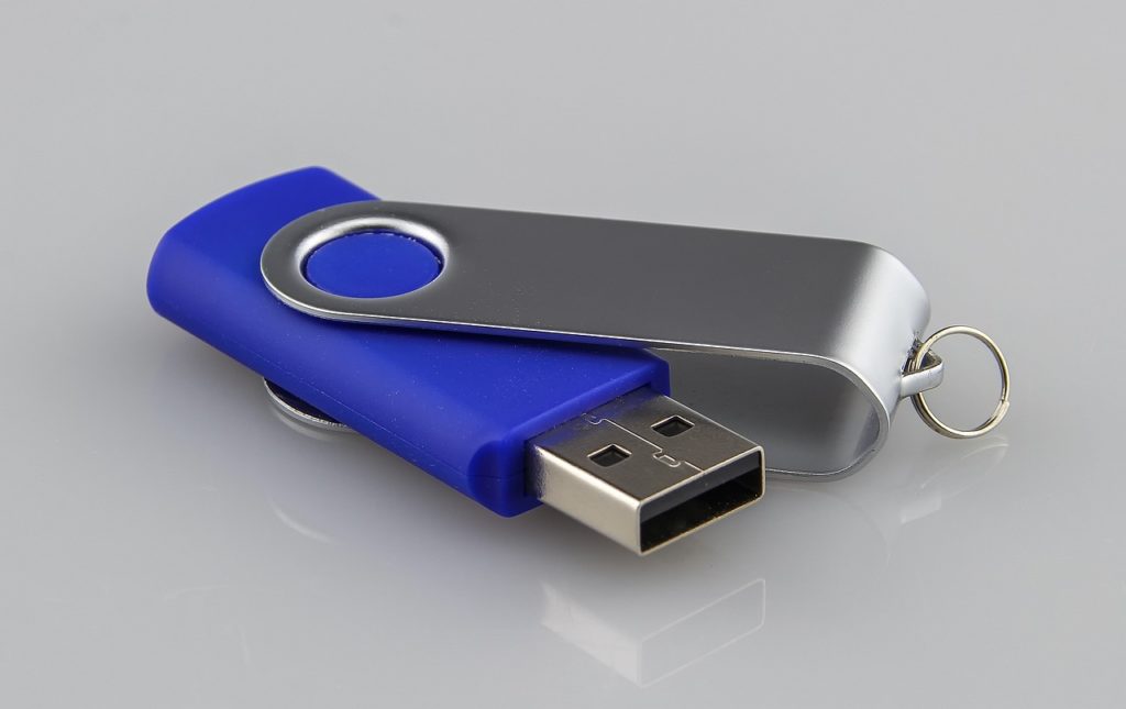La création de la clé USB